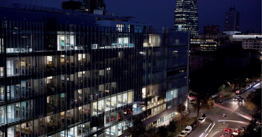 La sede di Amazon a Porta Nuova a Milano