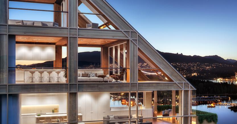 A inizio 2019 sono iniziati i lavori della Terrace House, in legno e vetro, di Vancouver, del premio Pritzker Shigeru Ban. 
