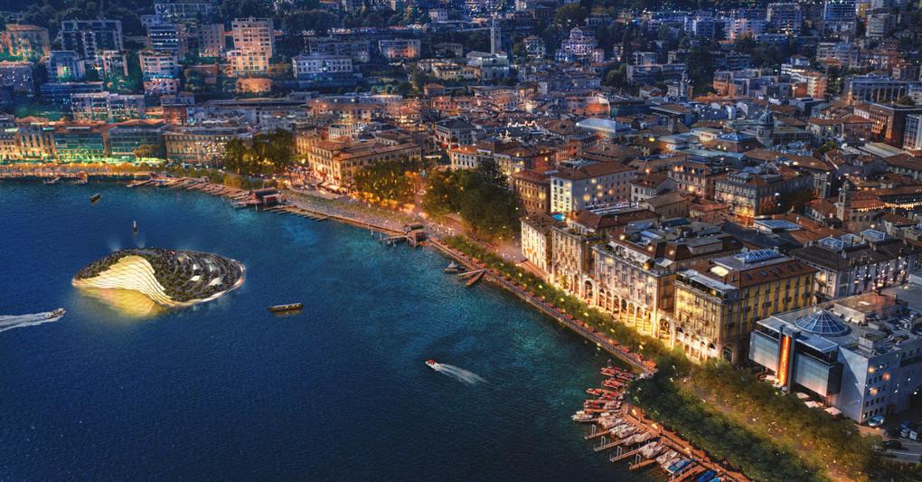 Lugano Abbraccia Il Suo Lago Con Un Giardino Galleggiante Il Sole 24 Ore