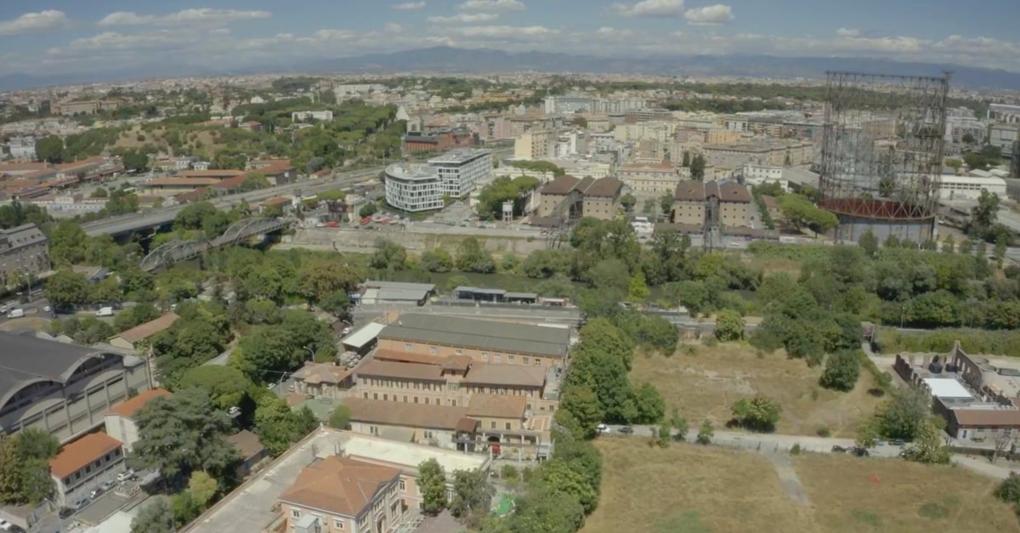 L’area vista da un drone 