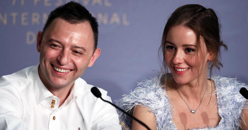 Irina Starshenbaum e Roma Zver, gli attori russi protagonisti di “Leto” (Estate) presentato oggi a Cannes
