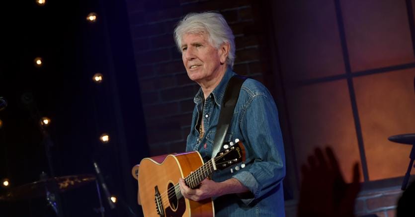 Graham Nash, in giro per l’Italia (Afp)
