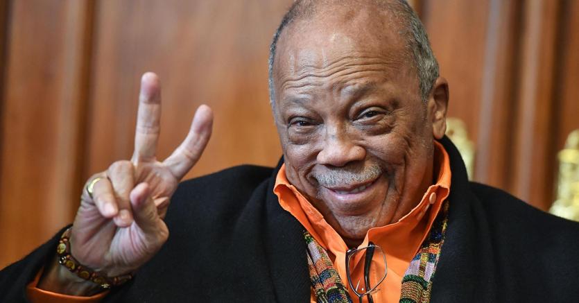 Quincy Jones, genio assoluto della musica americana, protagonista di Umbria Jazz 2018 (Ansa)