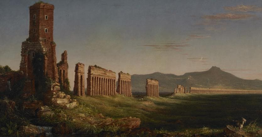 Thomas Cole, Aquedotto vicino Roma, 1832 (Kemper Art Museum, Washington University St. Louis)