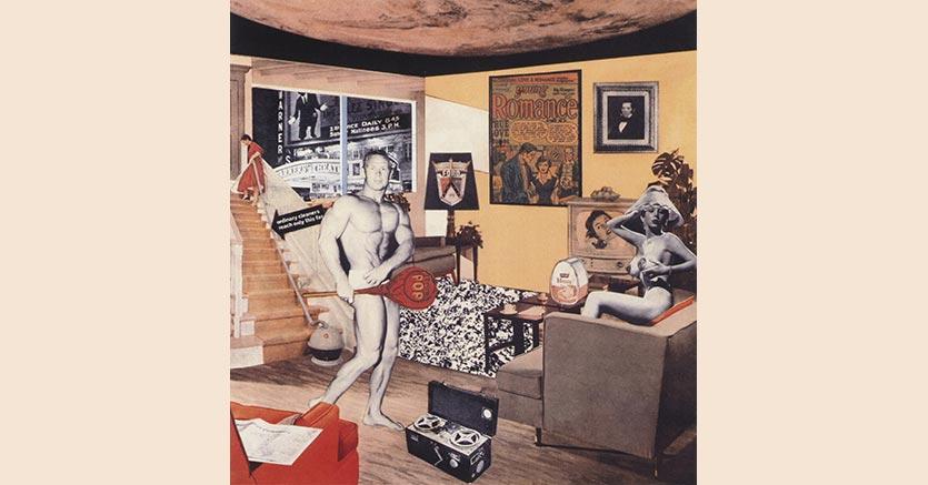 Distrazioni. Richard Hamilton. «Just what was it that made yesterday's homes so different,so appealing?» , 2004. Nell’ambito
della mostra «Camera Pop. La fotografia nella Pop Art di Warhol, Schifano & Co», presso Camera- Centro Italiano per la Fotografia di Torino, fino al 13 gennaio 2019. Courtesy Alan Cristea Gallery, Londra ©