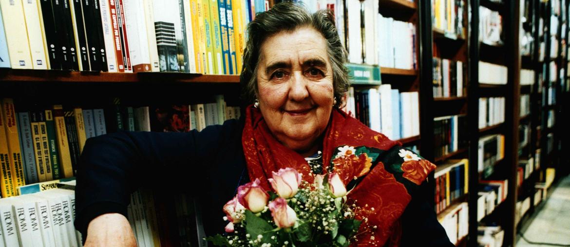 La poetessa Alda Merini, nata il 21 marzo del 1931