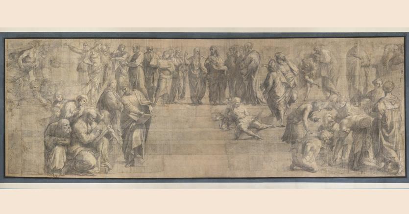 A Milano Torna A Risplendere Il Cartone Preparatorio Per La Scuola Di Atene Di Raffaello Il Sole 24 Ore