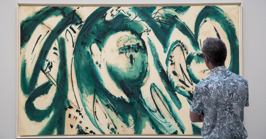 Lee Krasner: Living Colour exhibition at Barbican Art Gallery on May 29, 2019 in London, England. The exhibition is on view 30 May - 1 September 2019. (Photo by Tristan Fewings/Getty Images for Barbican Art Gallery) 