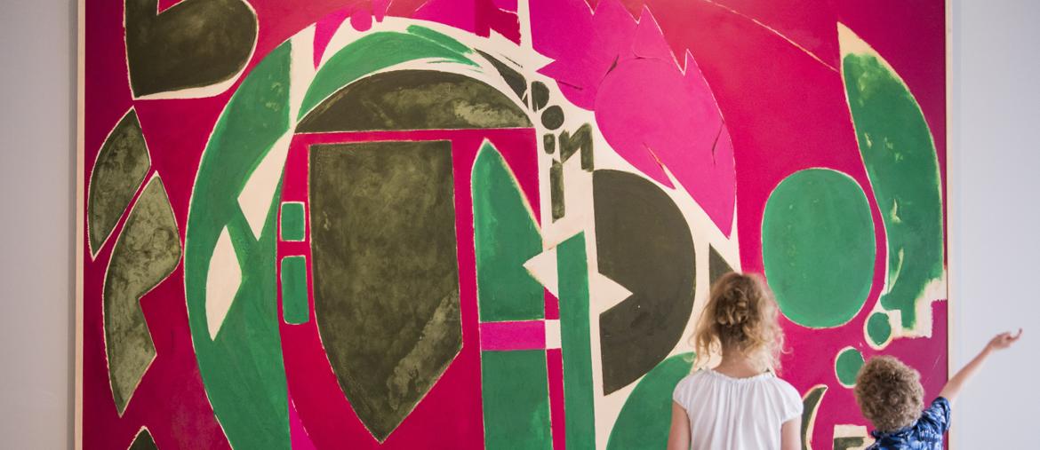 Lee Krasner: Living Colour exhibition at Barbican Art Gallery on May 29, 2019 in London, England. The exhibition is on view 30 May - 1 September 2019. (Photo by Tristan Fewings/Getty Images for Barbican Art Gallery)