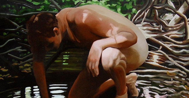 Andrea Carella, «Il riflesso di Narciso» (2011, particolare), collezione privata