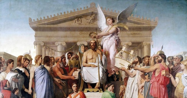 «Apoteosi di Omero» (1827), Parigi, Museo del Louvre