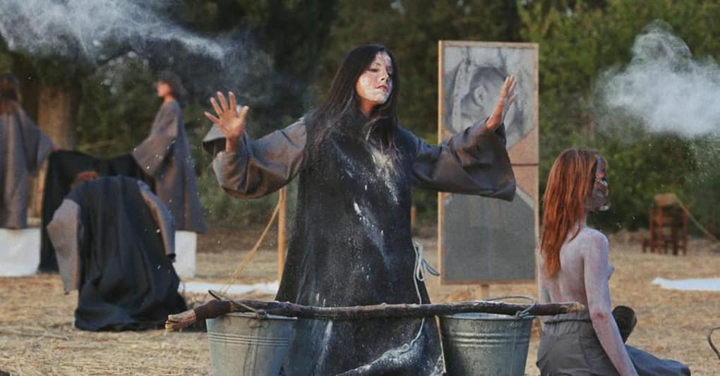 La performance teatrale I fumi della fornace 