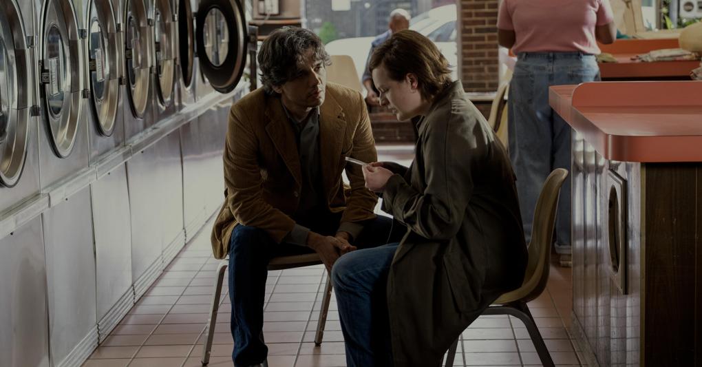  Dan Velasquez (Wagner Moura) e  Kirby Mazrachi  (Elisabeth Moss) in «Shining girls» 