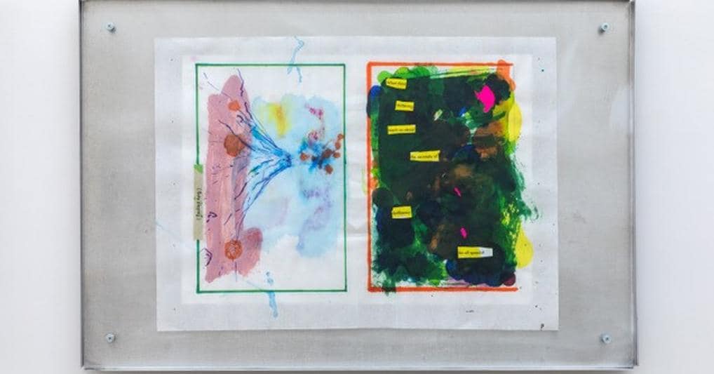 Dysfluent flute, 2023, tecnica mista su carta di riso, alluminio e plexiglass, 40x60 cm_ Danilo Donzelli Photo 