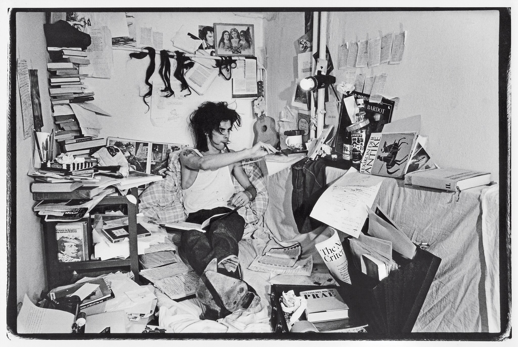 Un giovane NickCave a Berlino Ovest, 1985. 