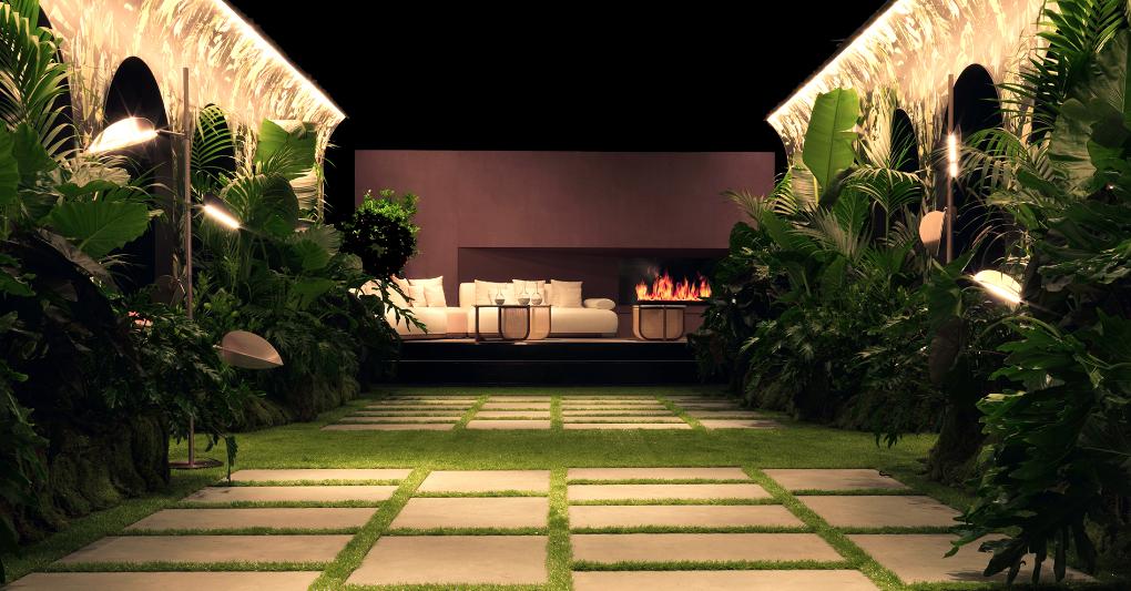 Insula. Allestimento, durante la Design Week, su progetto di Marco Bonelli e Marijana Radovic, alias M2Atelier. 