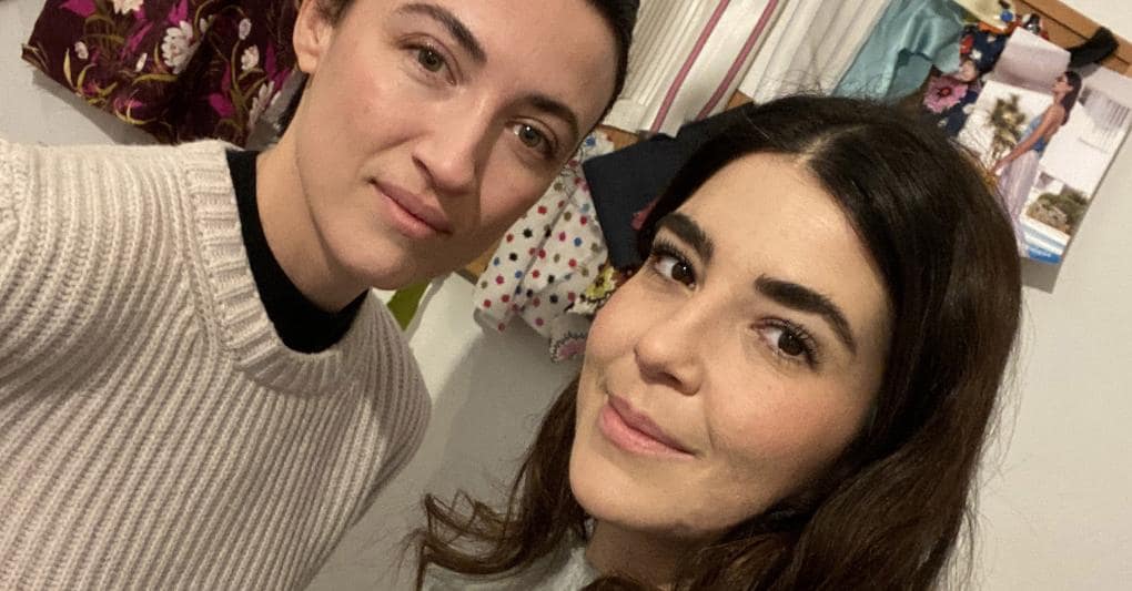 Eugenia Penta e Francesca Filipo, 33 anni, fondatrici del brand di abbigliamento Vernisse (ph Mattia Lotti). 