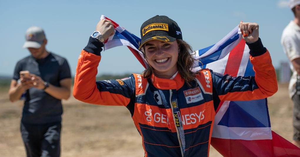 Nel team Andretti United, la 25enne pilota britannica Catie Munnings corre nel campionato off-road elettrico Extreme E. 