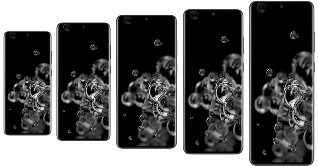 Il Samsung Galaxy S20 Ultra 5G, con display da 6,9 pollici, ribalta la prospettiva: è una macchina fotografica con lo smartphone intorno. Sensore principale da 108 MP, teleobiettivo 48 M, ottica ultra wide da 12 MP. Lo zoom è 10x e registra video in 8K. La camera anteriore è da 40 MP (da 1.379 euro) 