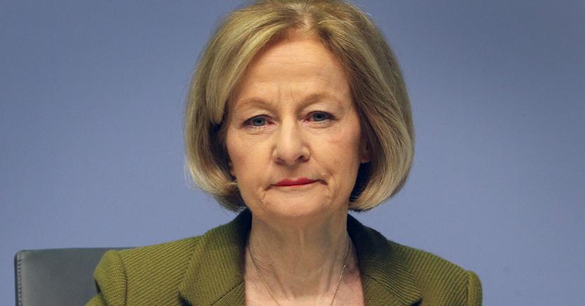 Danièle Nouy, presidente della Vigilanza Bce (Afp)