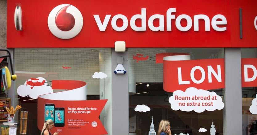 Un punto vendita Vodafone