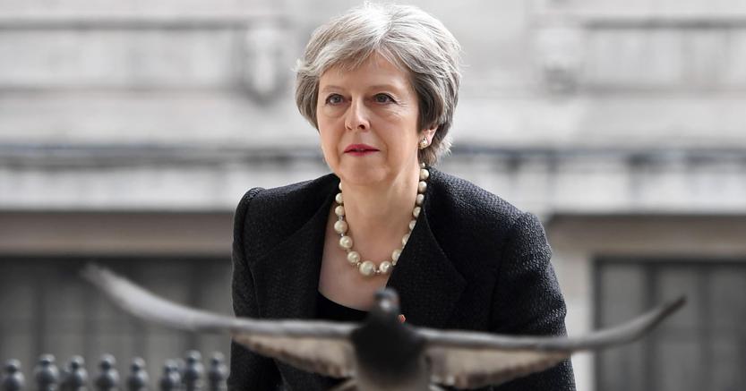 La premier britannica Theresa May (Afp)