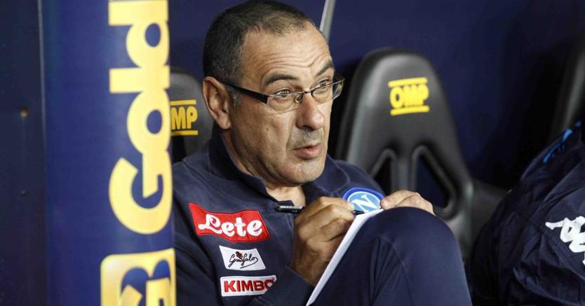 Maurizio Sarri, allenatore del Napoli della grande bellezza (Ansa)