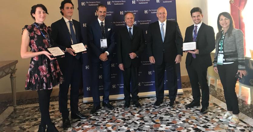 La premiazione a Cernobbio: seconda edizione del premio The Peres Heritage Initiative