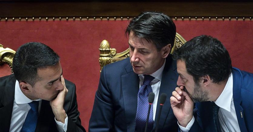 Sulle sanzioni europee al premier ungherese Orbàn si è manifestato uno strappo nell’esecutivo Conte, con M5s che ha votato a favore e la Lega contro (foto Ansa)
