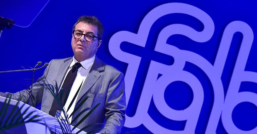 Il segretario generale della Fabi, Lando Maria Sileoni (Imagoeconomica)