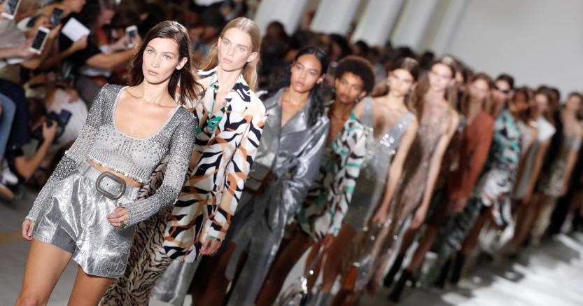 Una sfilata della maison Roberto Cavalli (Reuters)