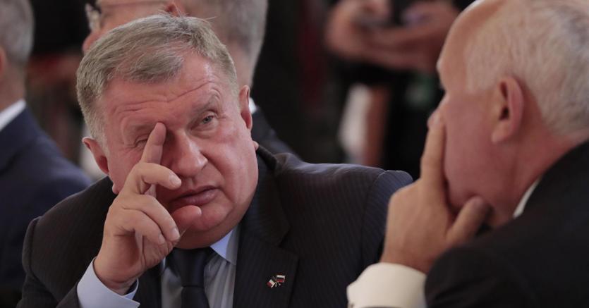Cinque anni di sanzioni. Igor Sechin, numero uno di Rosneft (Epa)