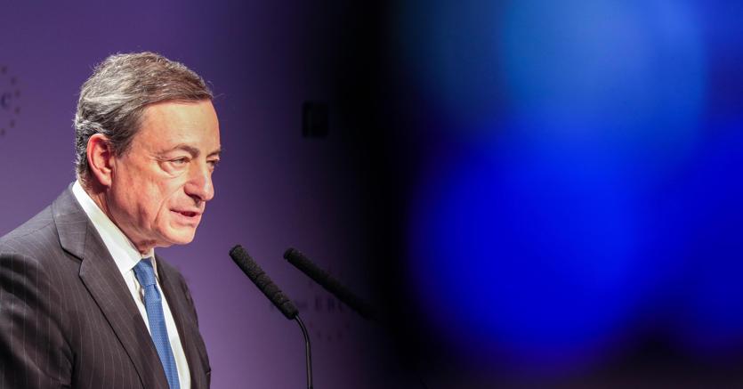 Il presidente della Bce, Mario Draghi (Epa)