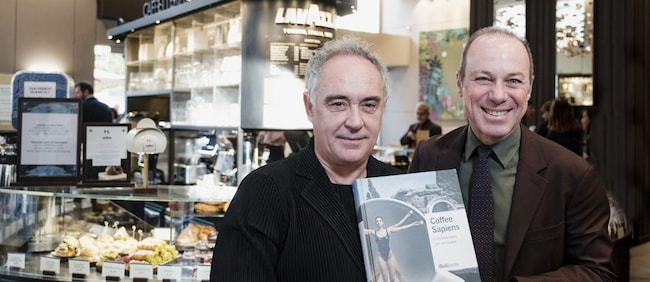 Giuseppe Lavazza e Ferran Adrià 