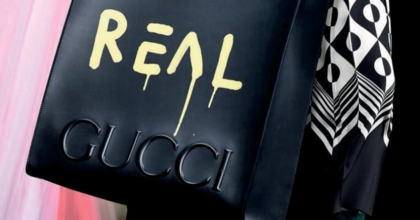 Lotta ai falsi. Il progetto di Gucci con l’artista Trouble Andrew lanciato nel 2016