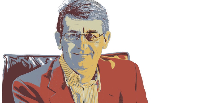 Vittorio Colao (illustrazione di Ivan Canu)