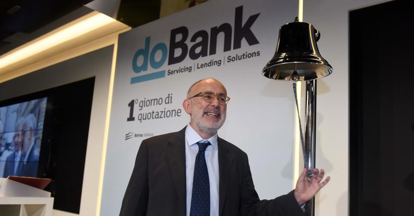 Andrea Mangoni, Ceo di Dobank, il giorno dell'Ipo. (Imagoeconomica)