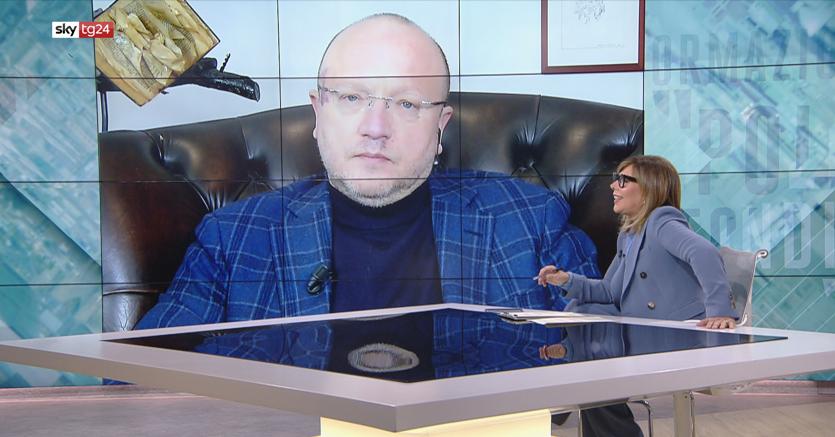 Il presidente di Confindustria, Vincenzo Boccia nell'Intervista a Maria Latella su SkyTg24