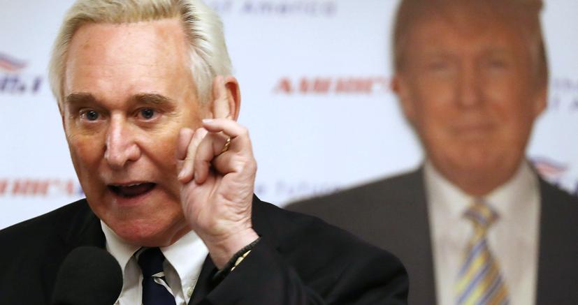 Roger Stone, ex consigliere di Donald Trump (Afp)