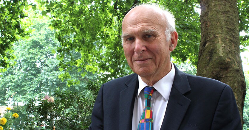 Vince Cable, 75 anni, leader liberaldemocratico ed ex ministro del Business