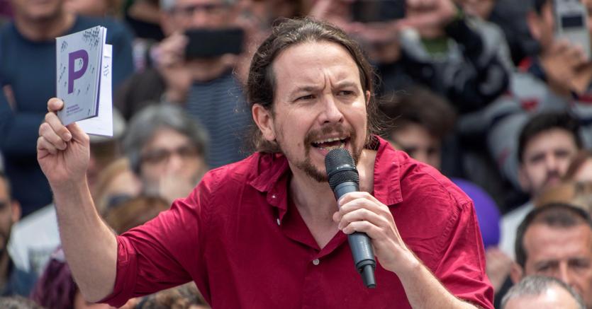 Il leader di Podemos, Pablo Iglesias (Epa)