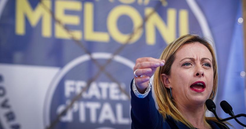 Il presidente di Fratelli d'Italia, Giorgia Meloni (Ansa)