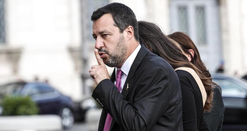 Il ministro dell’Interno Matteo Salvini (Ansa)