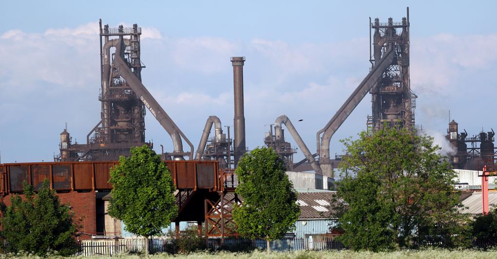 Un impianto di British Steel a Scunthorpe, nel Regno Unito (Reuters) 
