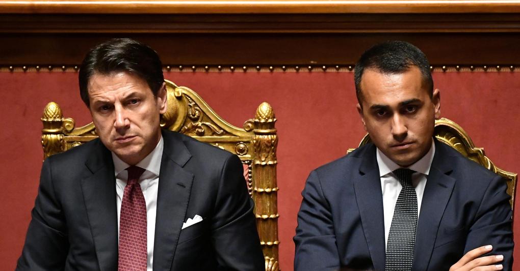 Giuseppe Conte, Luigi Di Maio (Ansa) 