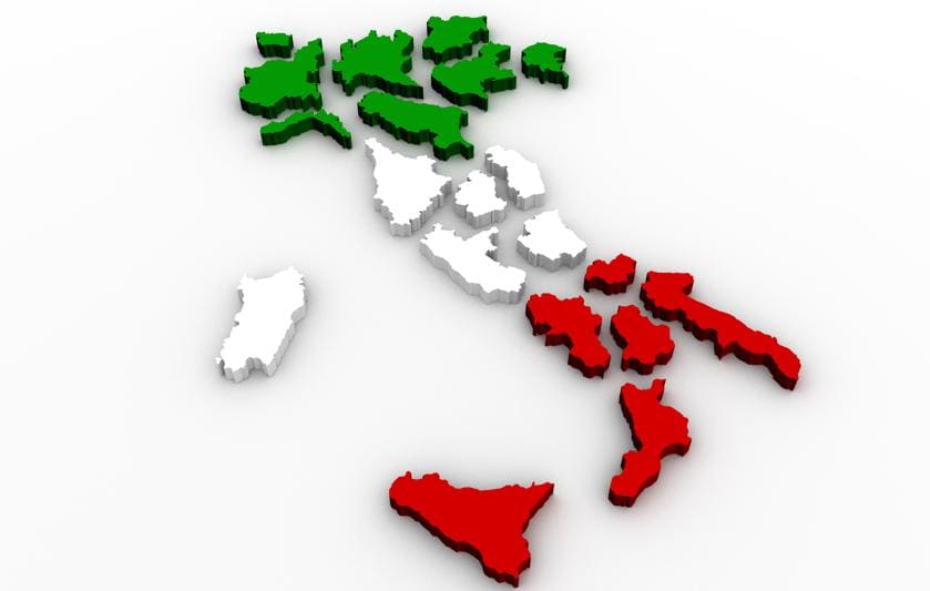 mappa muta dei paesi del medio oriente