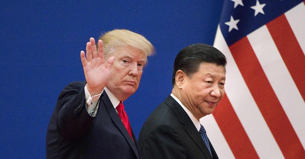 Il presidente Usa Donald Trump e il presidente cinese Xi Jinping  