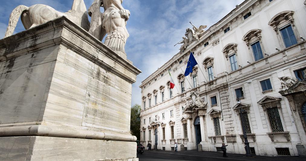 ll Palazzo della Consulta, sede della Corte Costituzionale (Agf) 