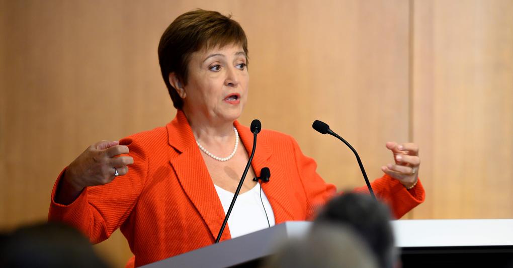 La direttrice generale del Fmi, Kristalina Georgieva (Afp) 