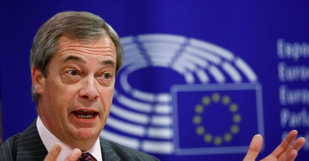 NIgel Farage, ultimo giorno da europarlamentare 